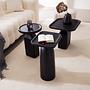 BOUZZ Side Table Solid Mango Black 3
