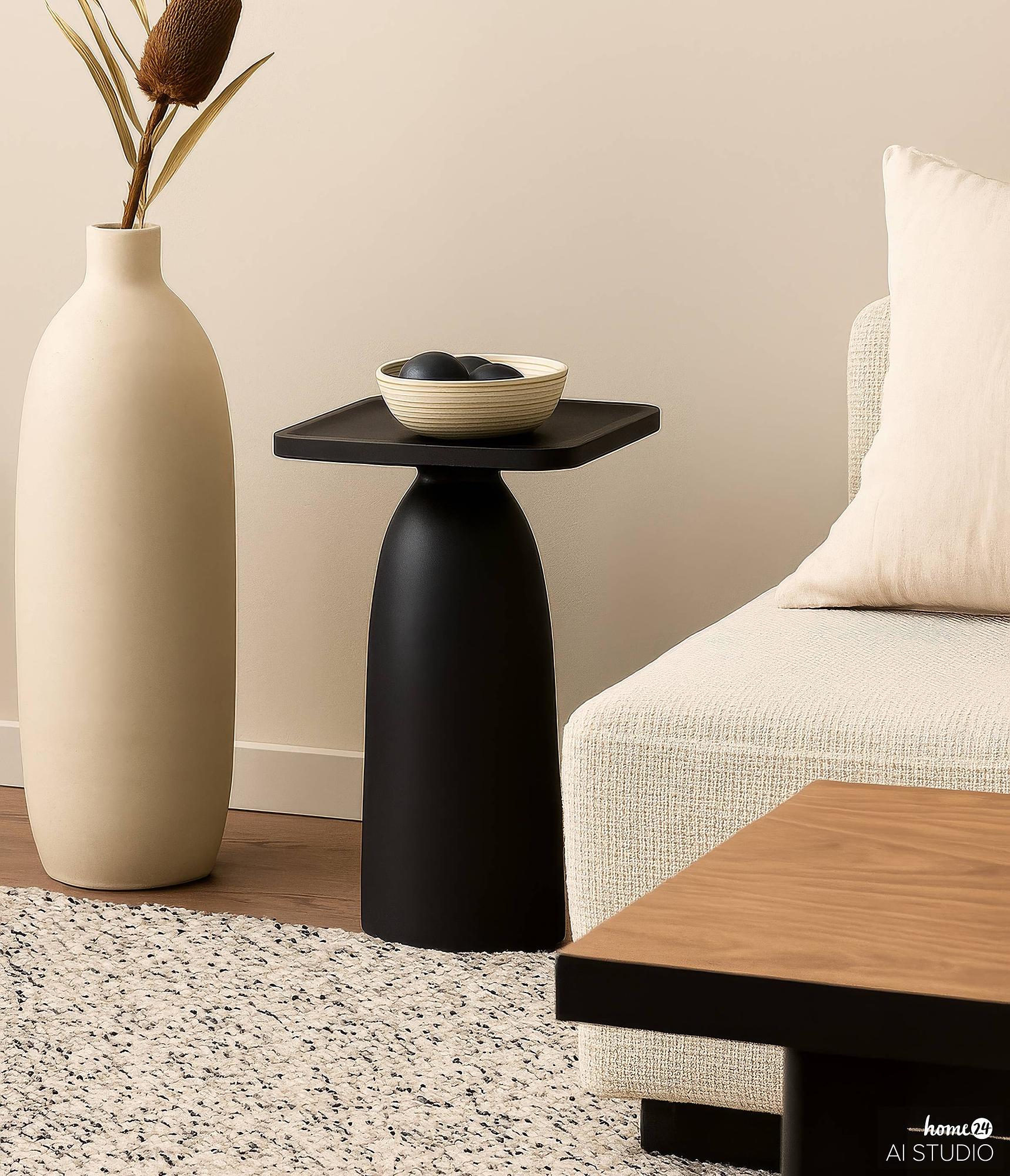 BOUZZ Side Table Solid Mango Black 4