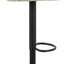 2x Bacavi Bar Stool Flat Weave Steel Beige 3