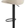 2x Bacavi Bar Stool Flat Weave Steel Beige 4