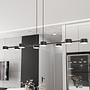 Megara Pendant Light 8-Light Steel Black 1