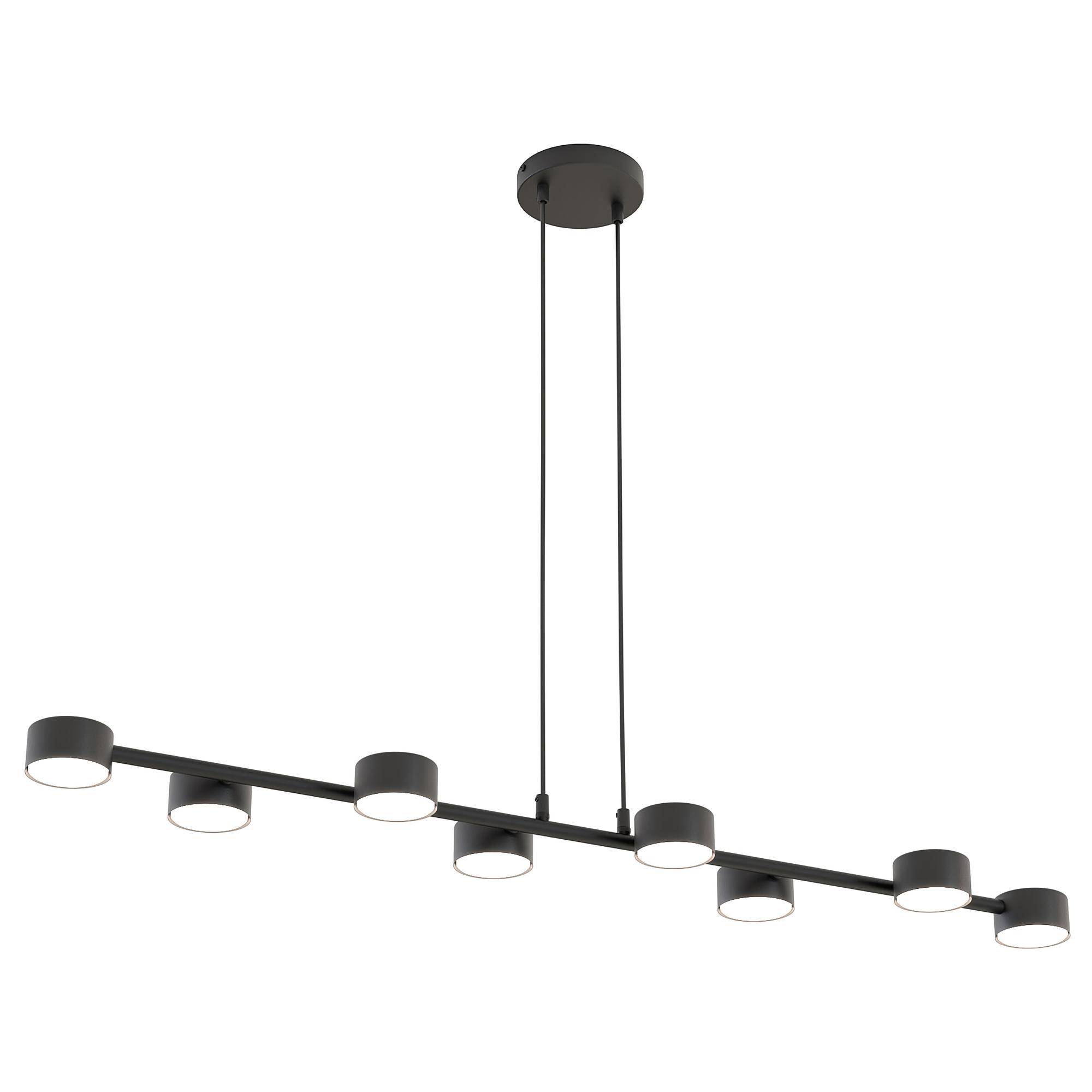Megara Pendant Light 8-Light Steel Black 4