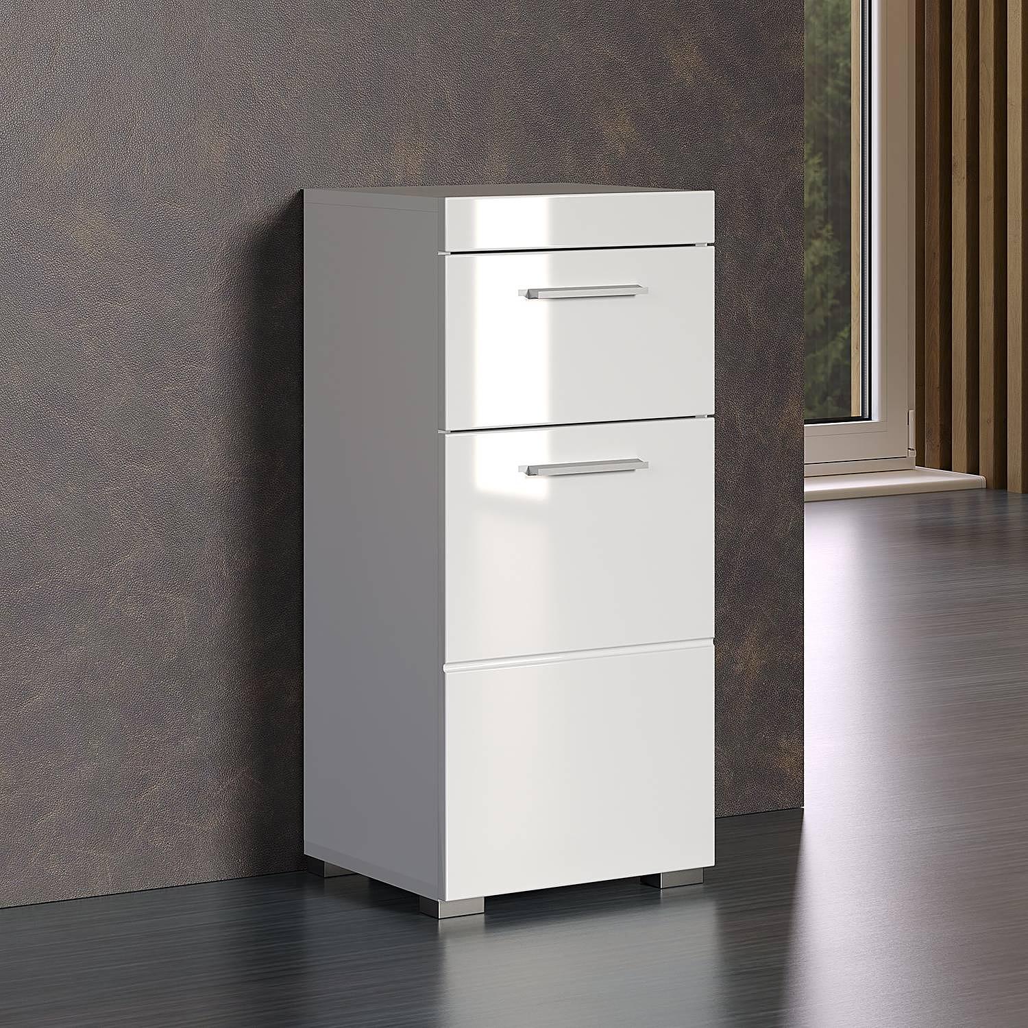 Amanda Base Cabinet High Gloss White 2
