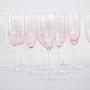 Prosecco-Gläser-Set Rosa 1970er Jahre 3