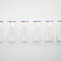 Glasses Set of 6 Transparent 1970s 3