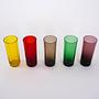 Glass Set Multicolored 1960s 4