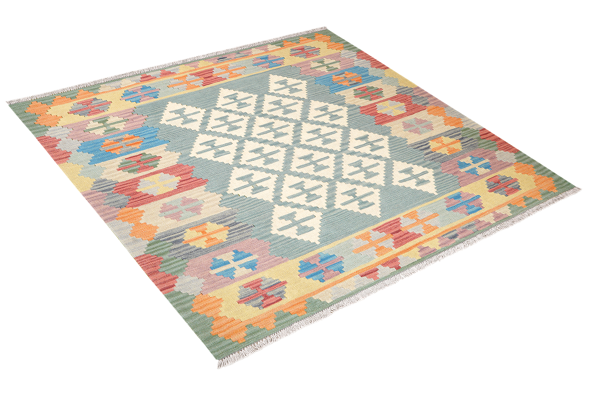 Kelim Gashgai Wool Multicolored 4