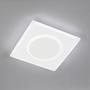 1-Flammig Bisi LED-Deckenleuchte Eisen Acrylglas Weiß 0
