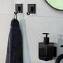 Quadro Wandhaken 2er-Set ABS Schwarz 2