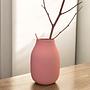 Color Porcelain Vase Withered Rose Height 20cm 65703 4