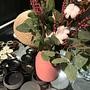 Color Porcelain Vase Withered Rose Height 20cm 65703 7