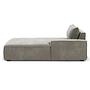 Daphne 1-Seater Chaise Longue Right Planet Grey Green 3