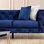 Como Sofa 3-seater Navy Blue 2