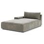 Daphne 1-Sitzer Récamiere Links Planet Grey Green 0
