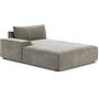 Daphne 1-Sitzer Récamiere Links Planet Grey Green 1