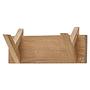 Woods Cross Garderobenleiste Eiche Massiv 1