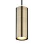 1-Flammig Robby Typ B Pendelleuchte Eisen Schwarz Messing 1