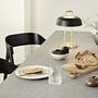 MEZA Dining table Ceramic top Light grey 3