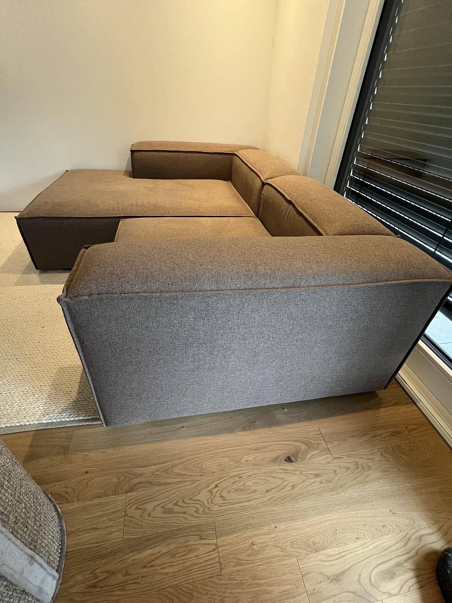 Lennon Modular Sofa Chaise Longue Left Taupe 2