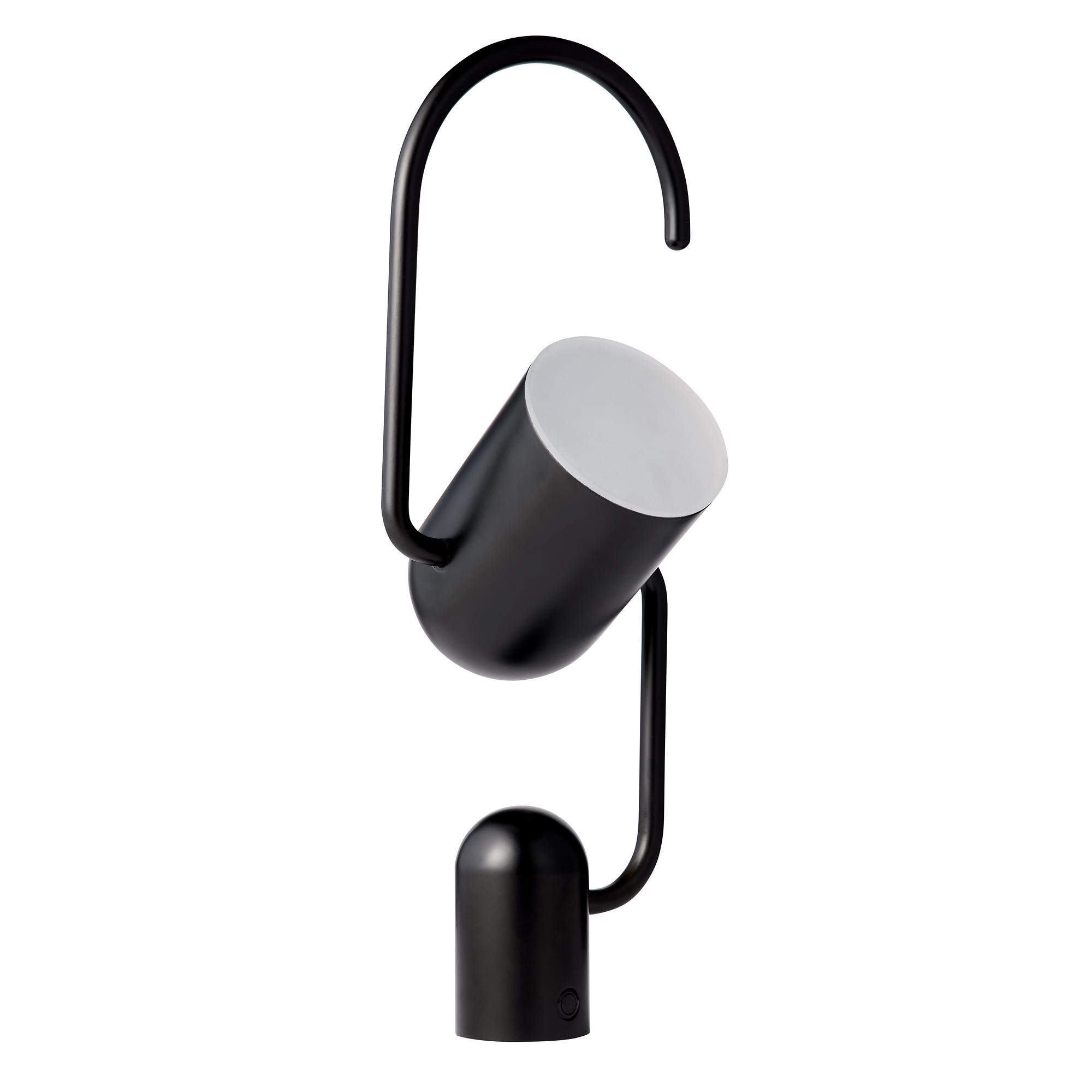 Grab Leuchte Tragbar mit Mini-USB-Anschluss Schwarz 2
