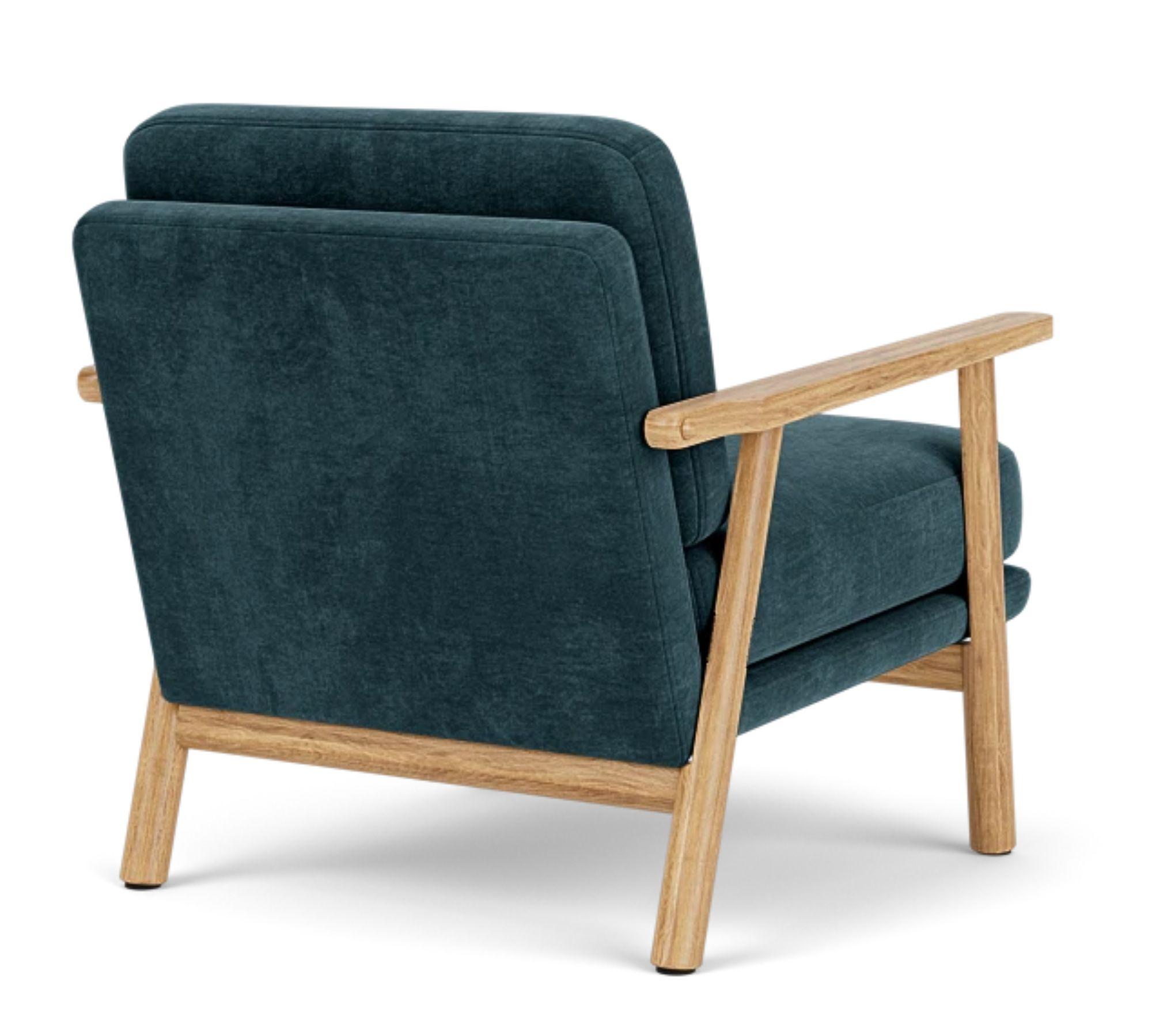 Archie Armchair Danny Dusty Blue 3
