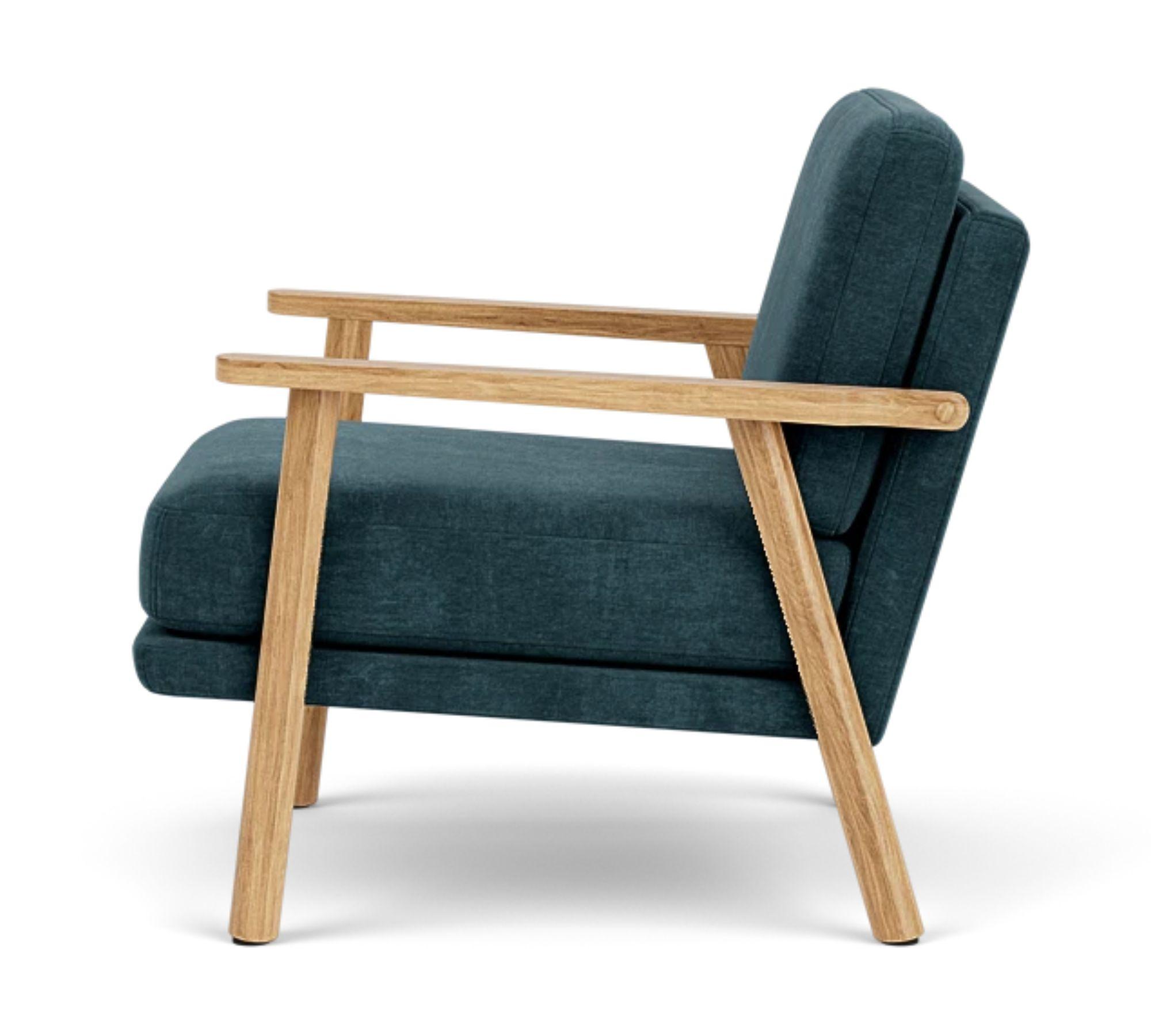 Archie Armchair Danny Dusty Blue 4