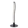 1-Flammig Wave LED-Tischleuchte Acrylglas Eisen   0