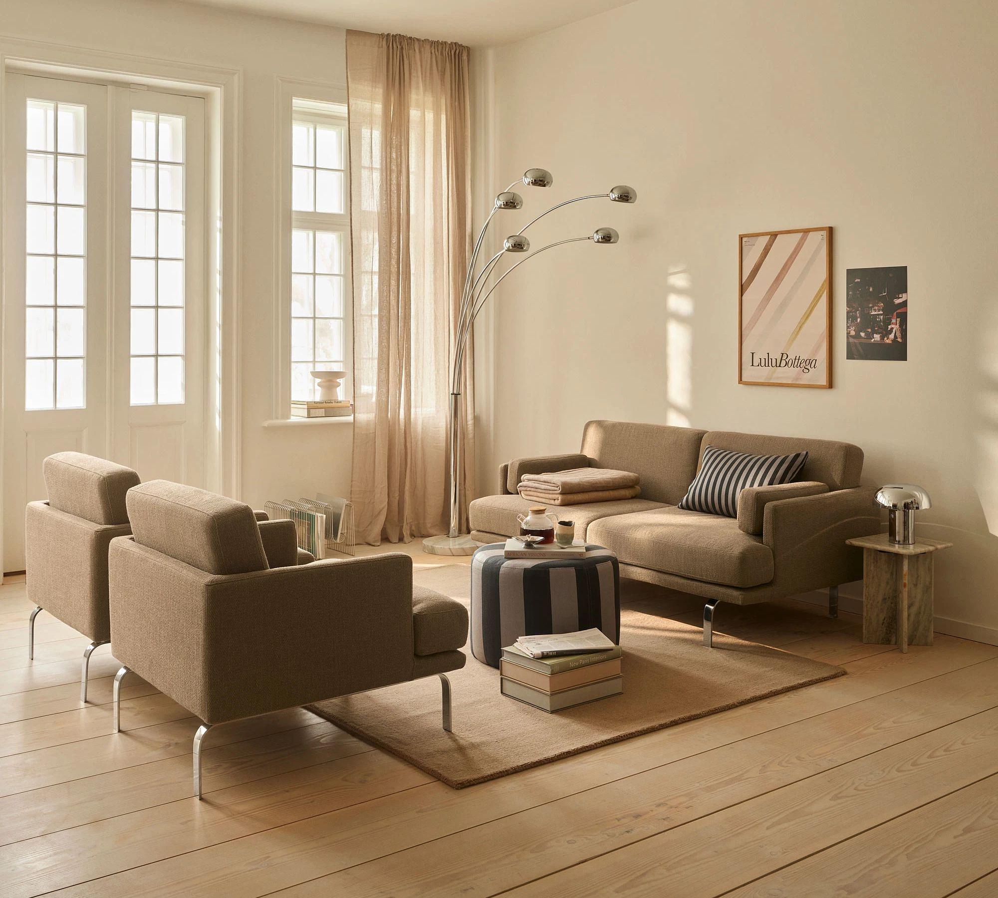 Rug Velvet Hill Sand 200 x 300 cm 1
