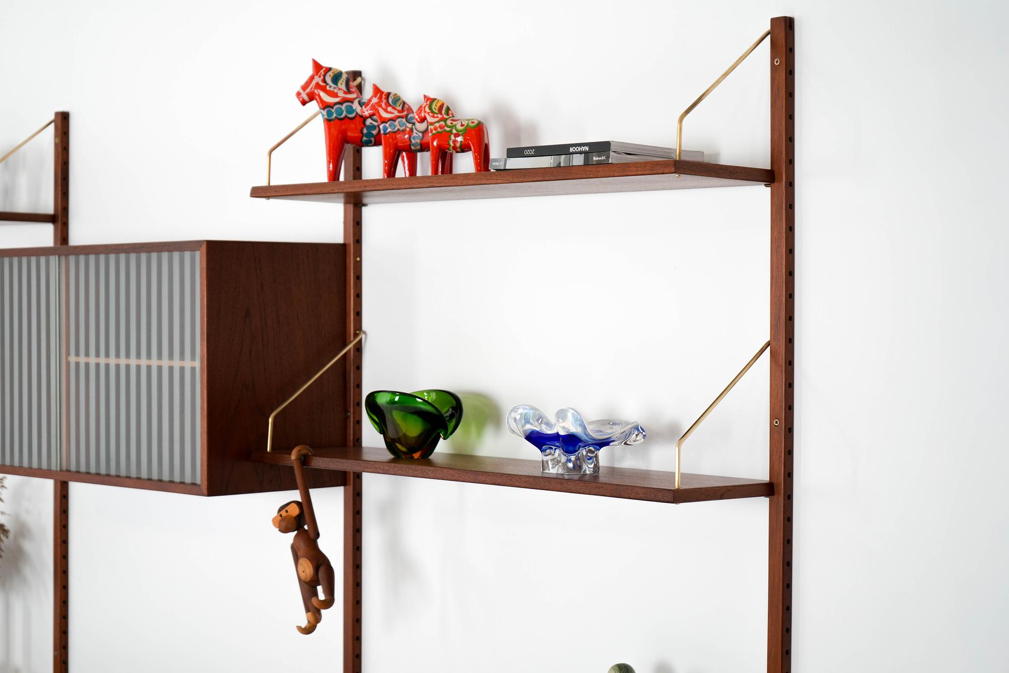 Modulares Teak-Regalsystem 60er Jahre Hansen & Guldborg 3