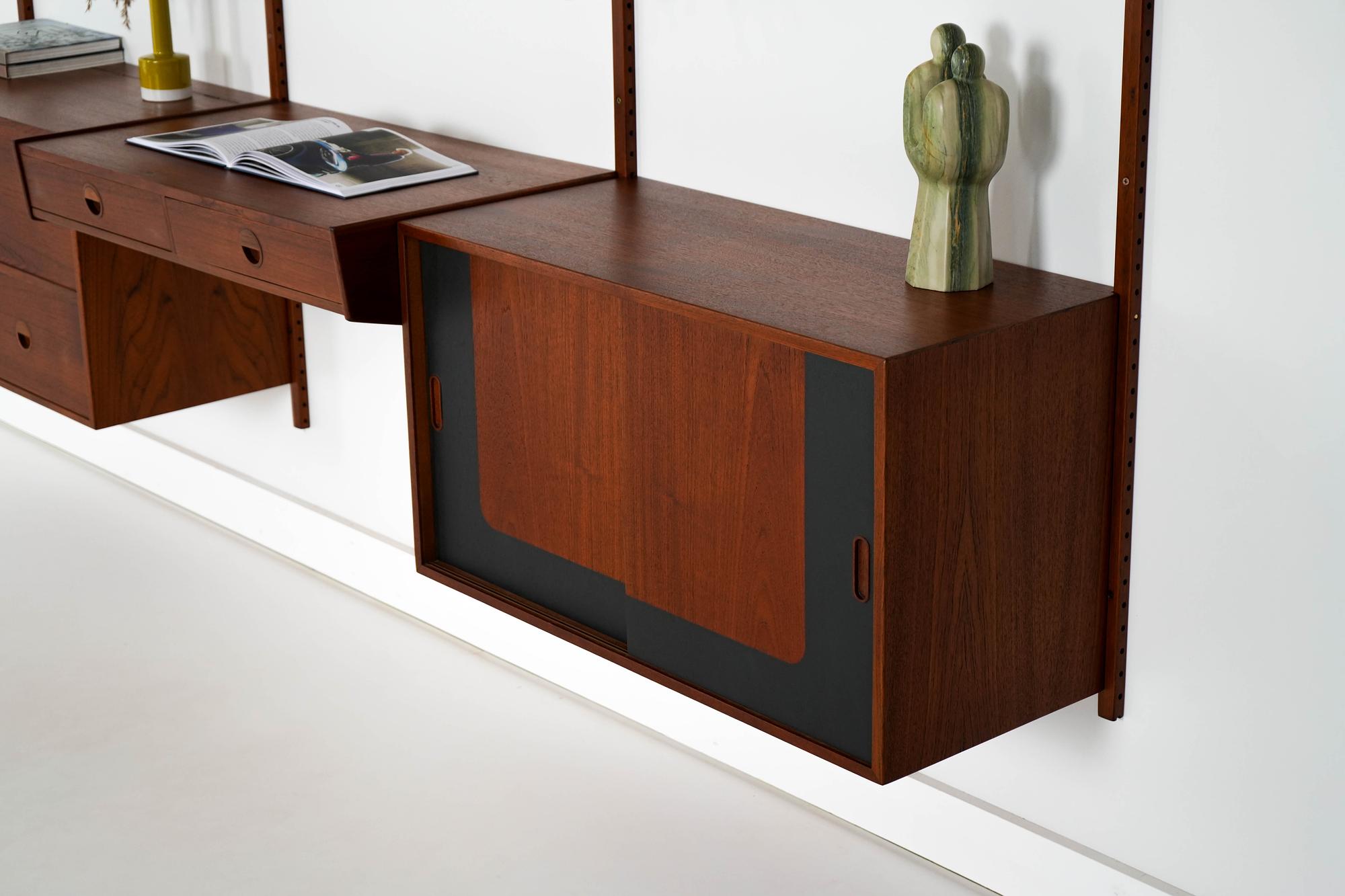 Modulares Teak-Regalsystem 60er Jahre Hansen & Guldborg 4