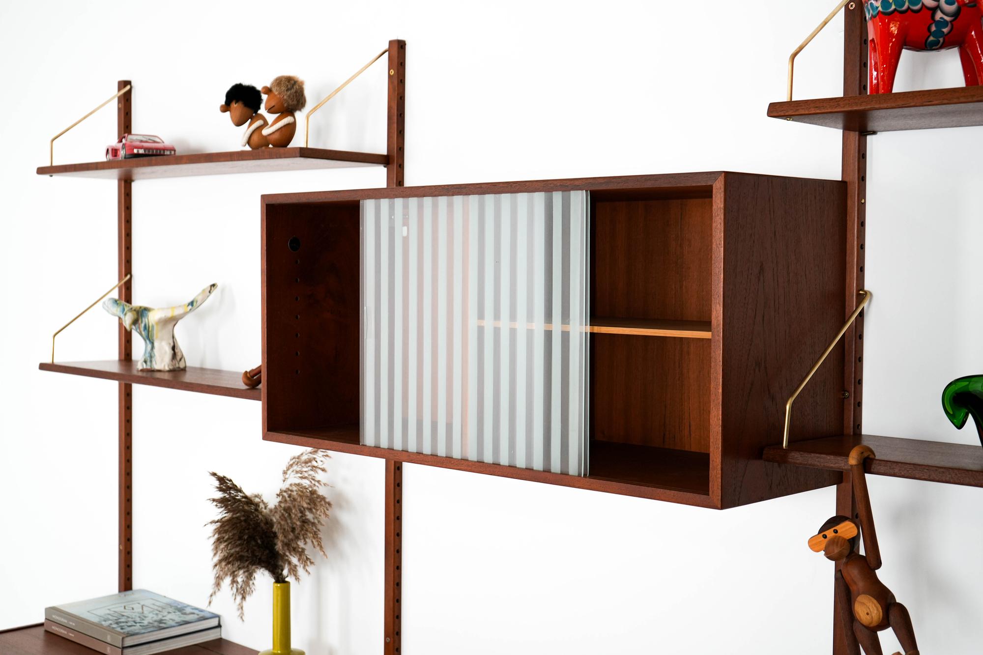 Modulares Teak-Regalsystem 60er Jahre Hansen & Guldborg 8