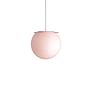 Pendant light Koi Ø19 Brass Opal Rose 0