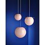 Pendant light Koi Ø19 Brass Opal Rose 2
