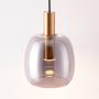 Imatia Typ A Pendelleuchte Aluminium Rauchglas Gold 0