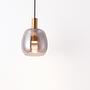 Imatia Typ A Pendelleuchte Aluminium Rauchglas Gold 4