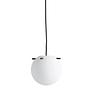 Pendant light Koi Ø25 Opal white Black 2