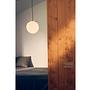 Pendant light Koi Ø25 Opal white Black 5
