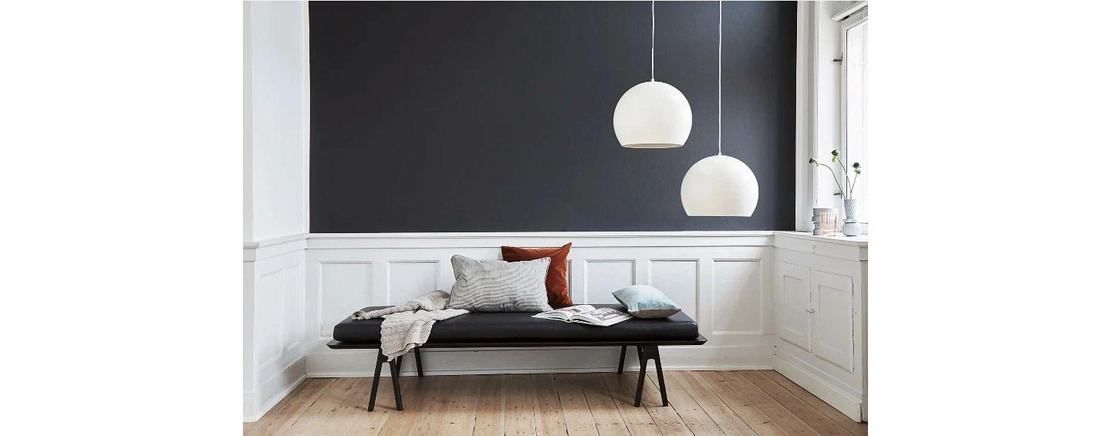 Pendant light Ball Ø40 Metal White 3