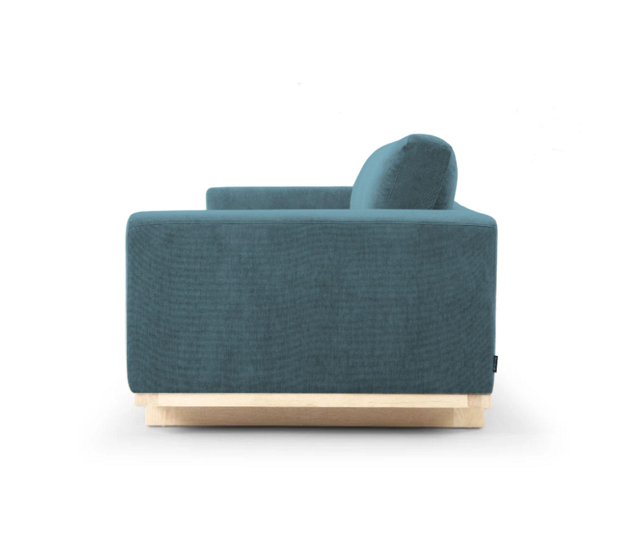 Aya Sofa 3,5-Sitzer Moss Petrol 1