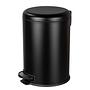  Leman Easy Close Treteimer Stahl Schwarz  0