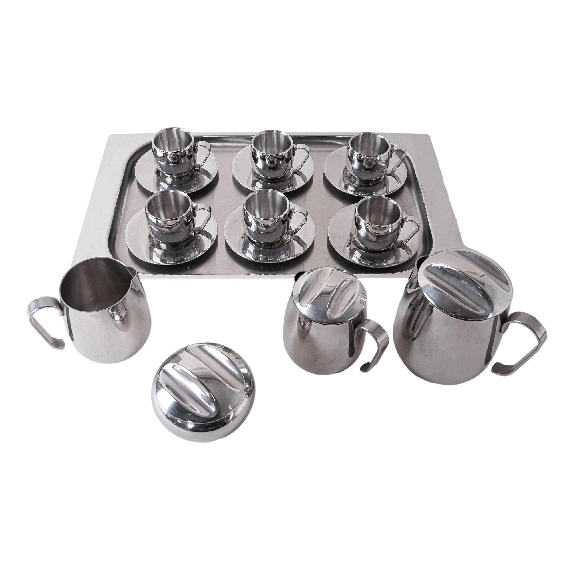Kaffee- und Tee-Service Silber 0