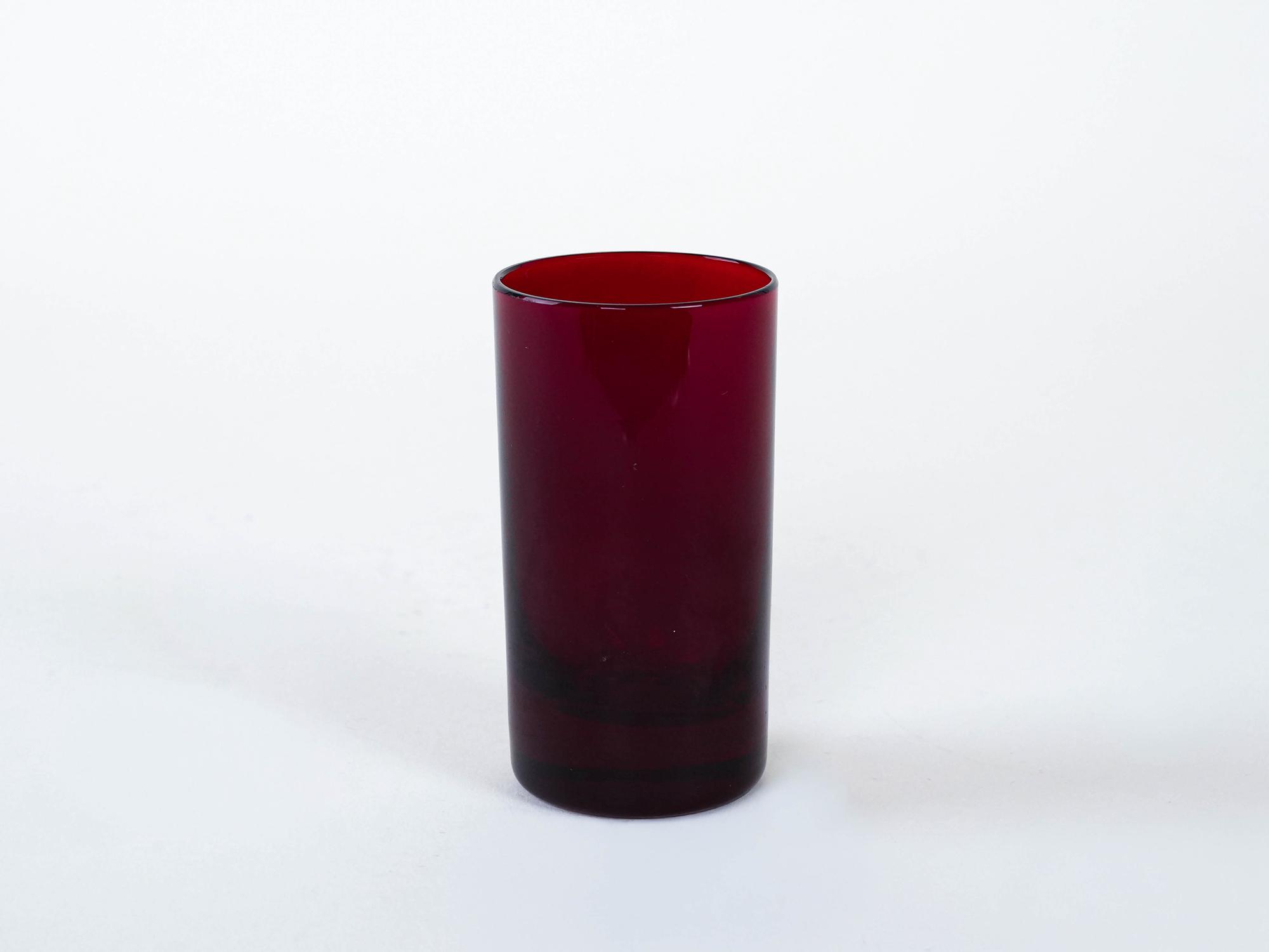 Set of 6 Glasses Ruby 4