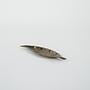 Metal plate in leaf shape 1980s 5
