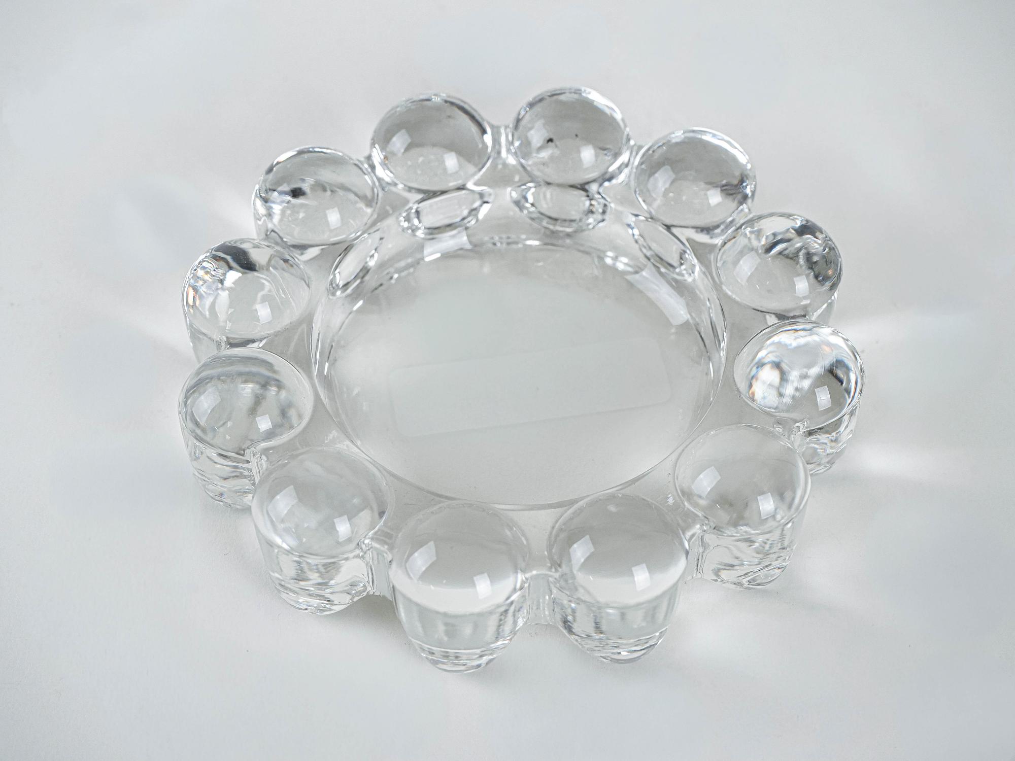 Glass candle holder 4
