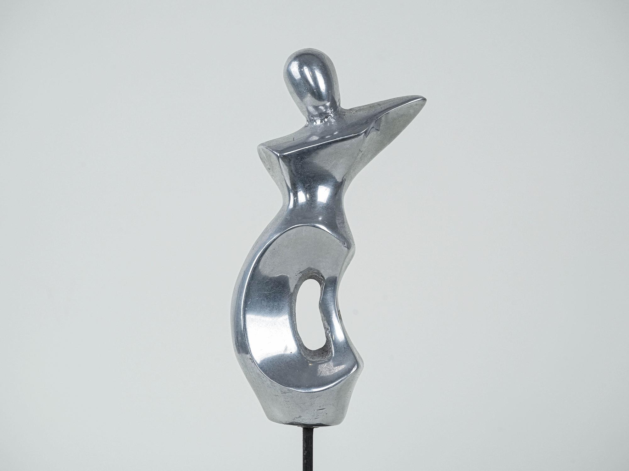 Metal figure silver 2