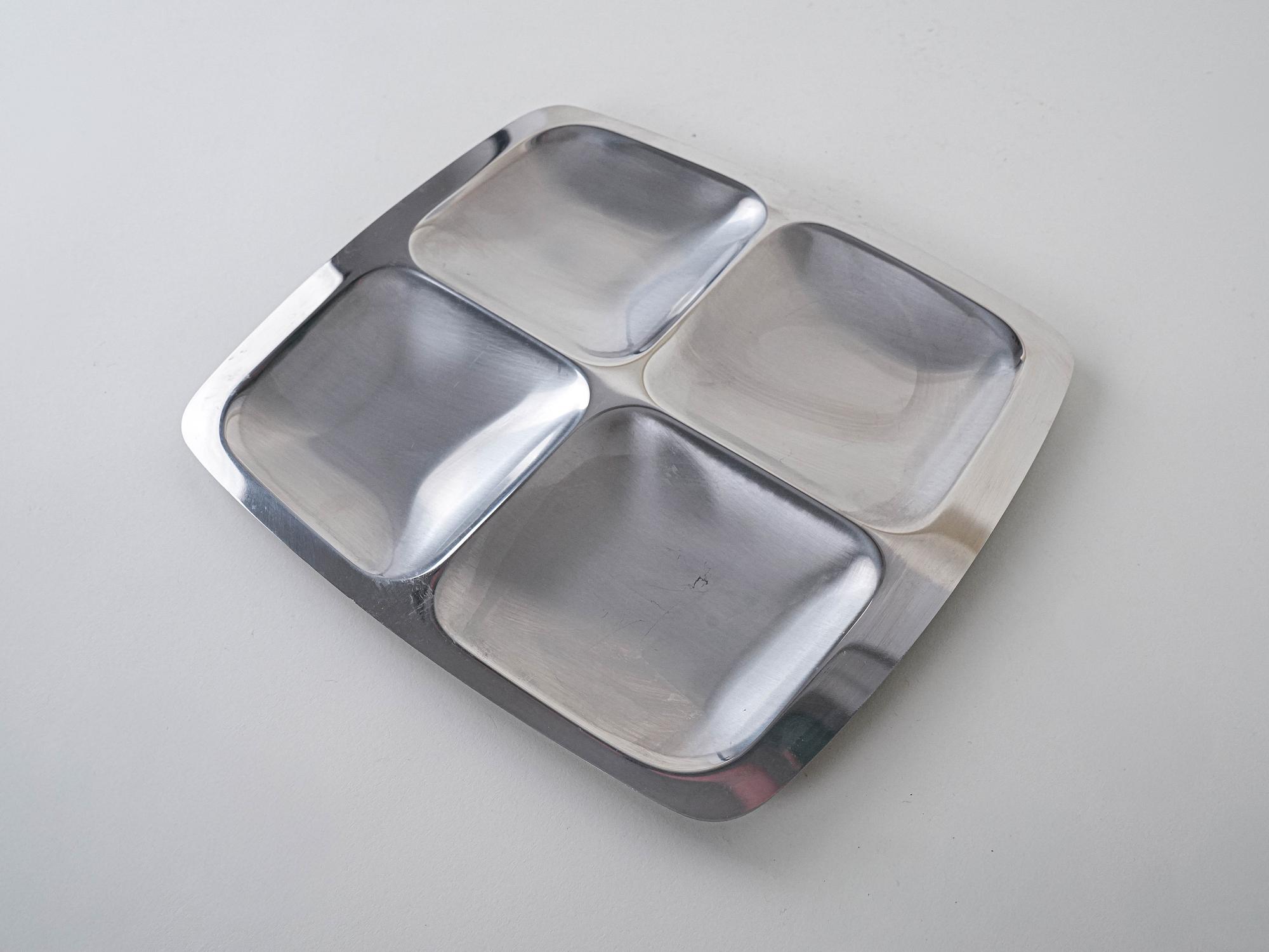 Servierplatte Silber  1