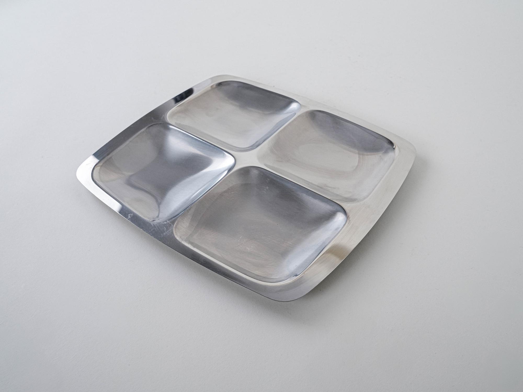 Servierplatte Silber  2