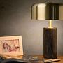 Mirasol Table Lamp Marble Black Brass 3