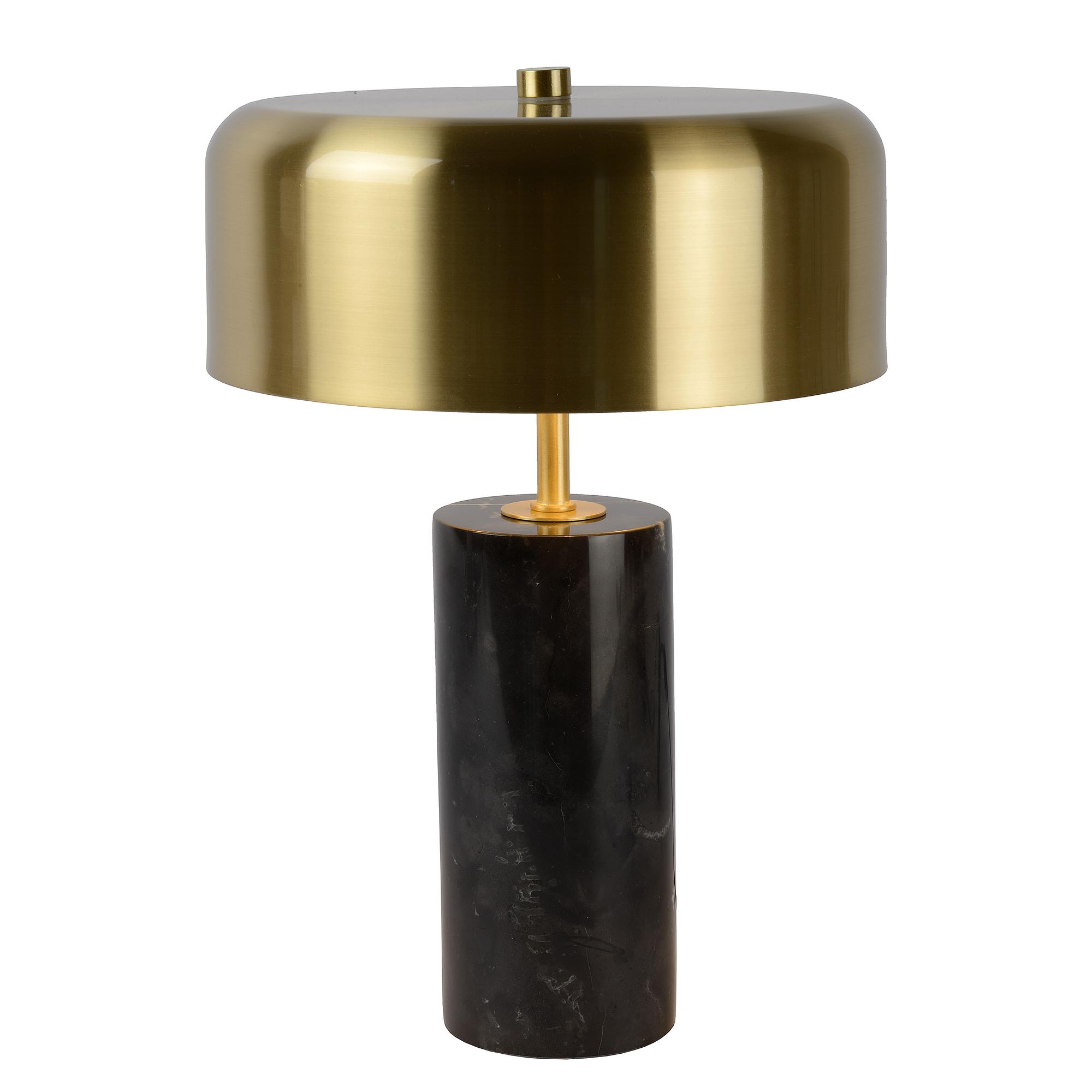 Mirasol Table Lamp Marble Black Brass 4