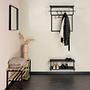 Norton Wandgarderobe Metall Schwarz 3